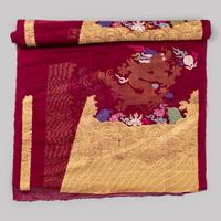 Two Sets of Uncut Silk Gauze Dragon Robe Yardage
