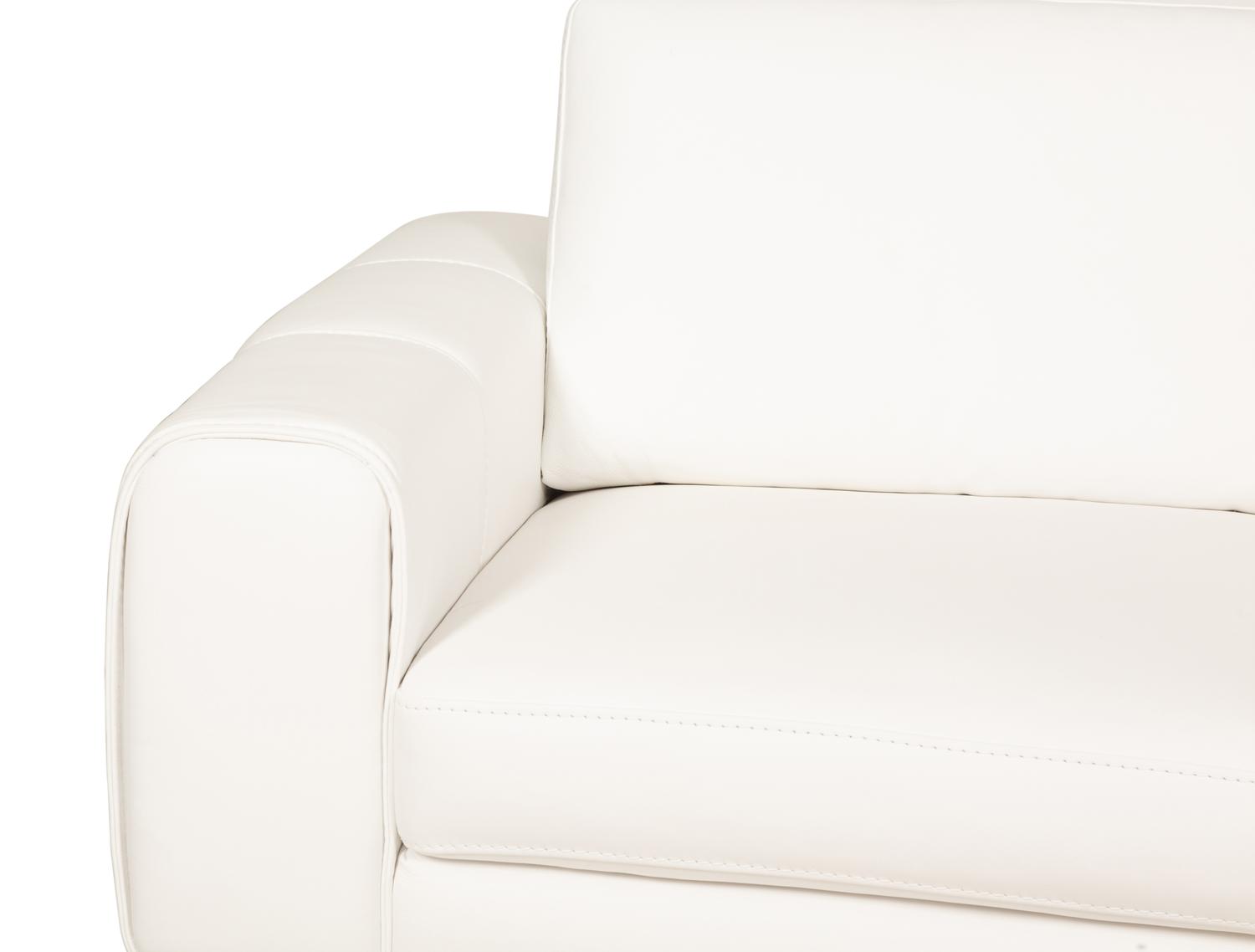 A Modernist Chrome and Leather Sofa