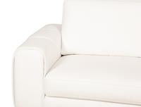 A Modernist Chrome and Leather Sofa