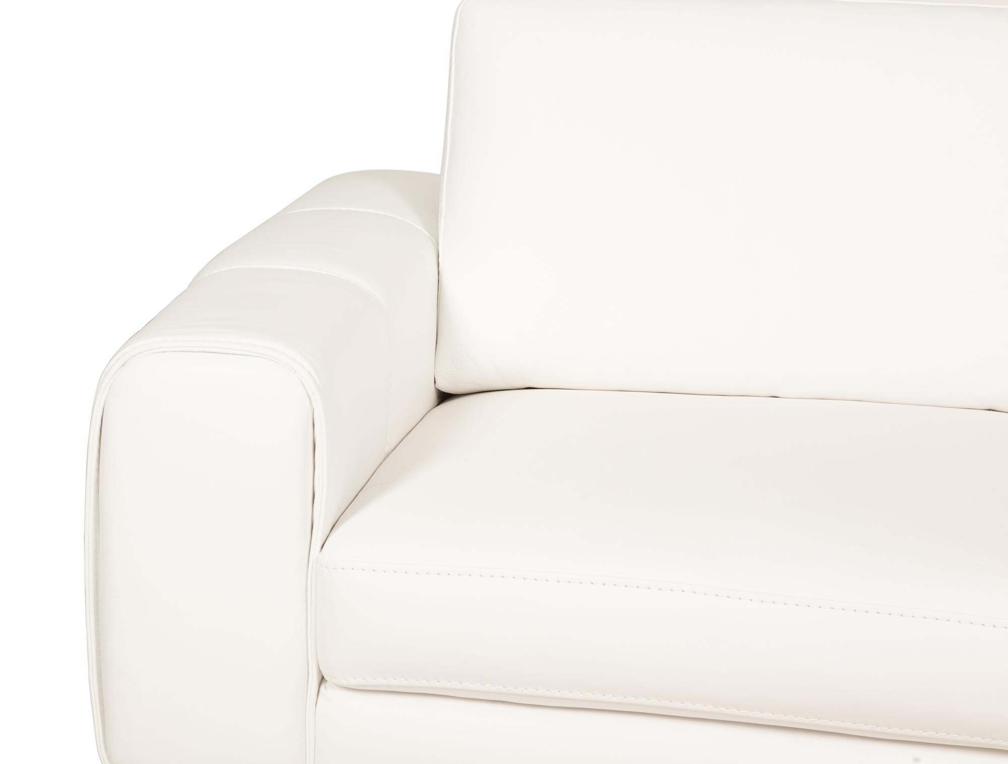 A Modernist Chrome and Leather Sofa