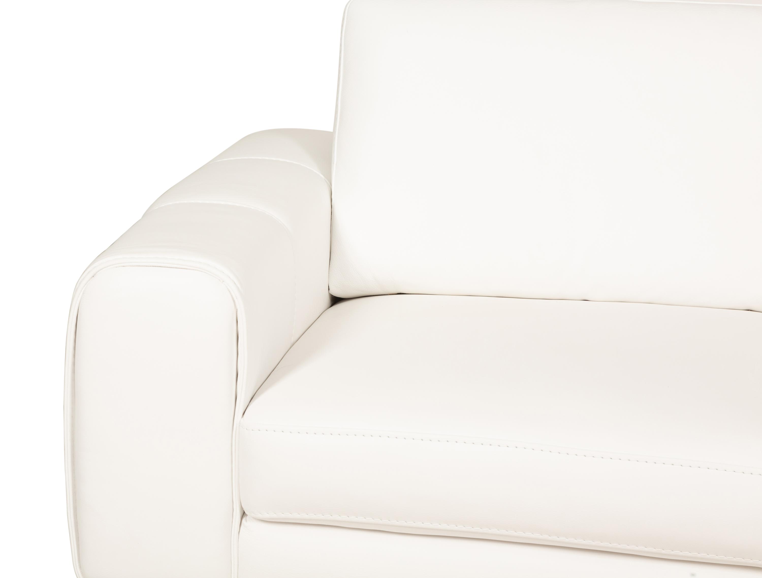 A Modernist Chrome and Leather Sofa