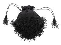 Natasha Barrault Black Beaded Bag, 2000s