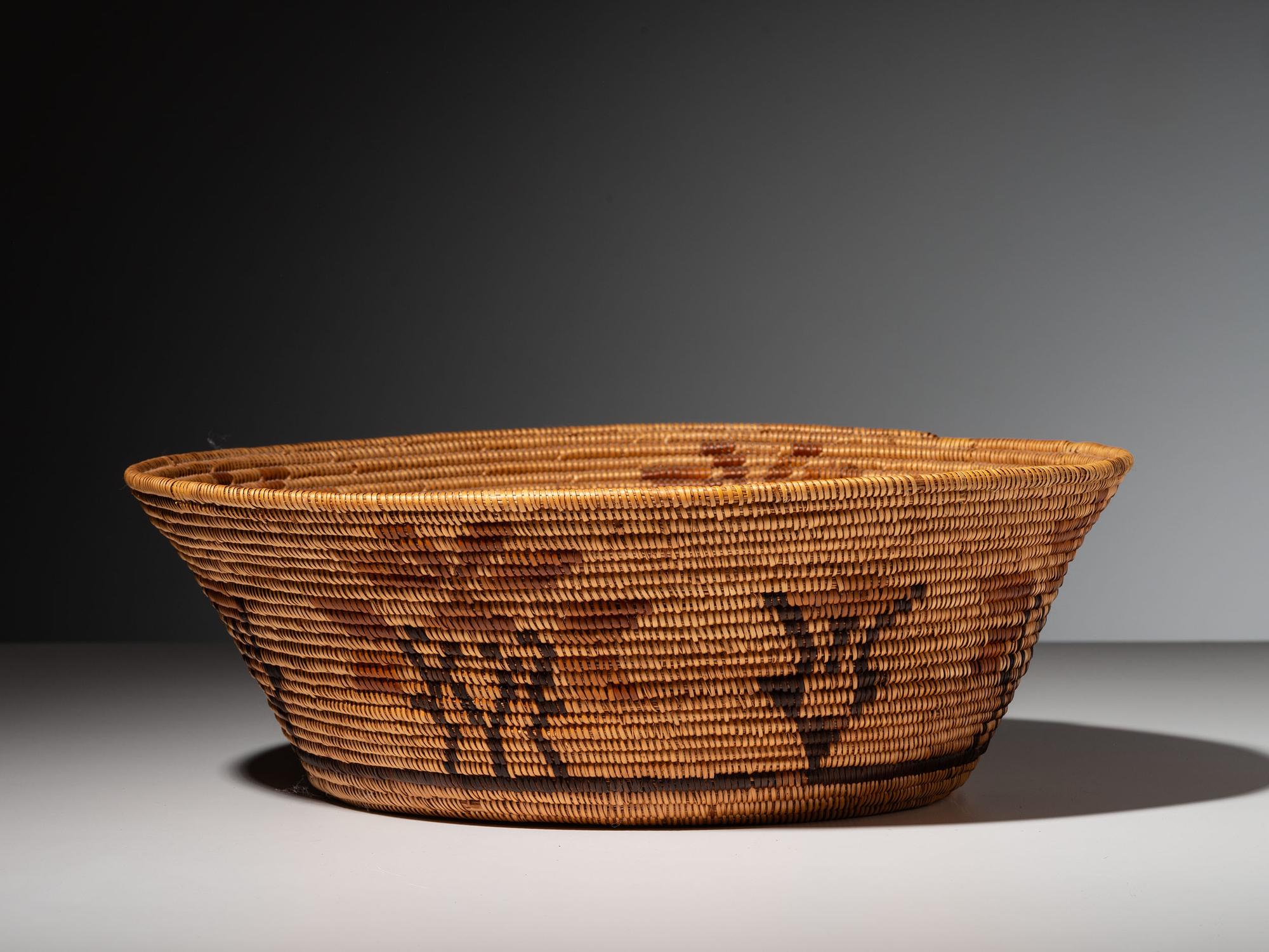 Central California Polychrome Basket