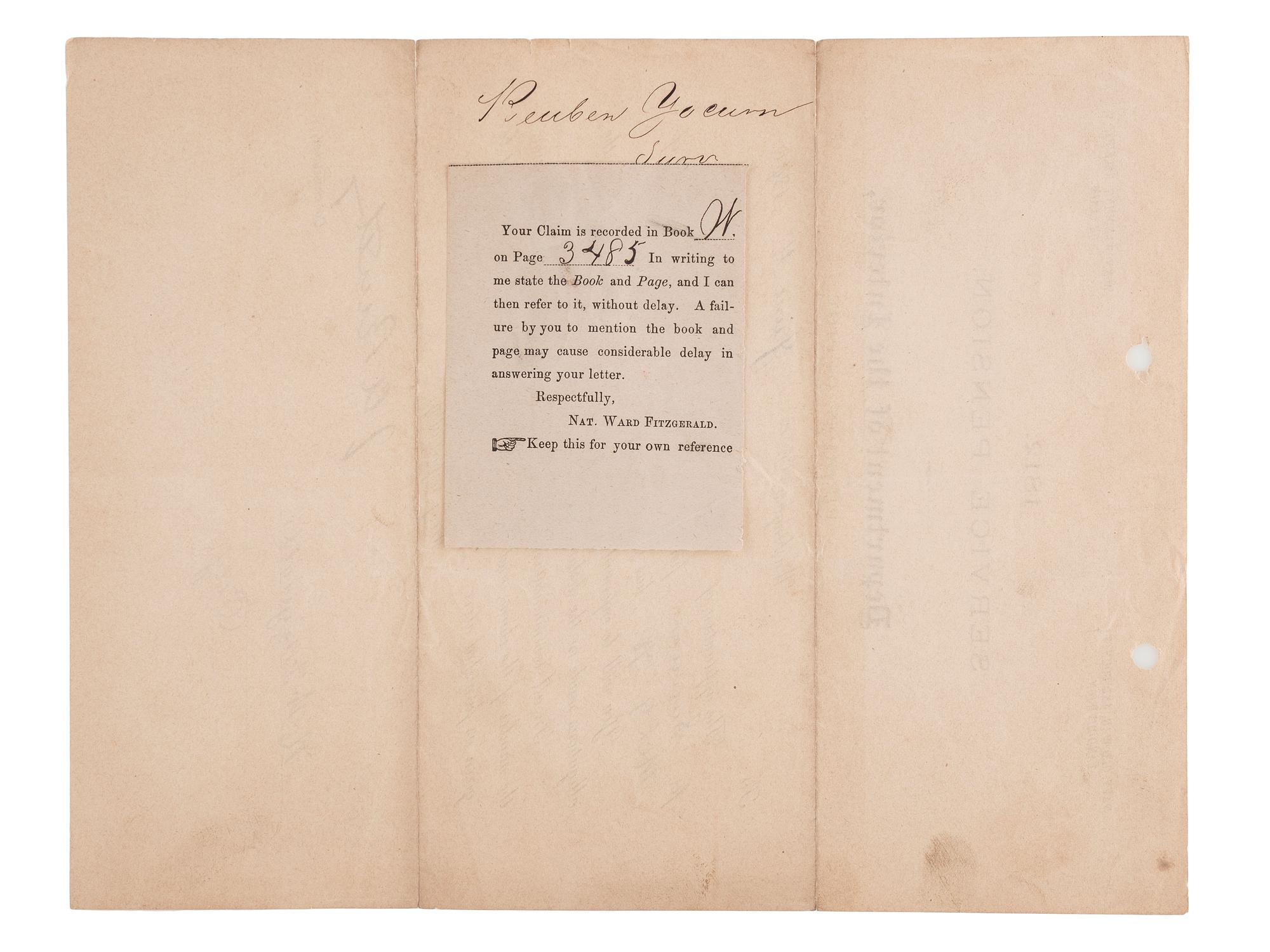 [SLAVERY & ABOLITION] -- [COCKRAN, Francis S. (1814-1886)]. Archive of letters to Maryland abolitionist and Underground Railroad supporter, comprising: