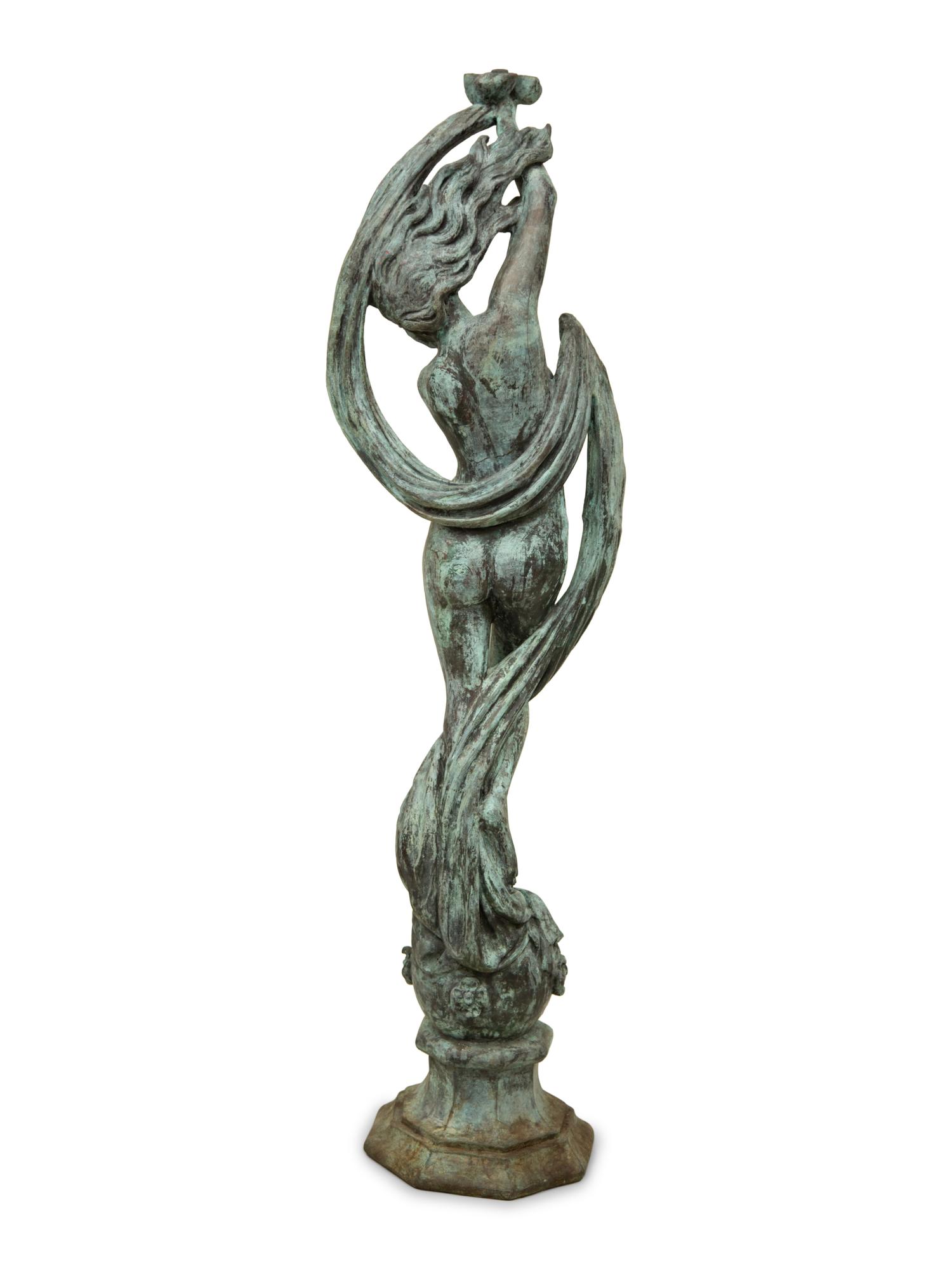 A Patinated Bronze Figure After Gregoire 20th Century