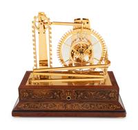 A Brass Congreve Waterwheel Clock