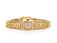 OMEGA, 14K YELLOW GOLD WRISTWATCH