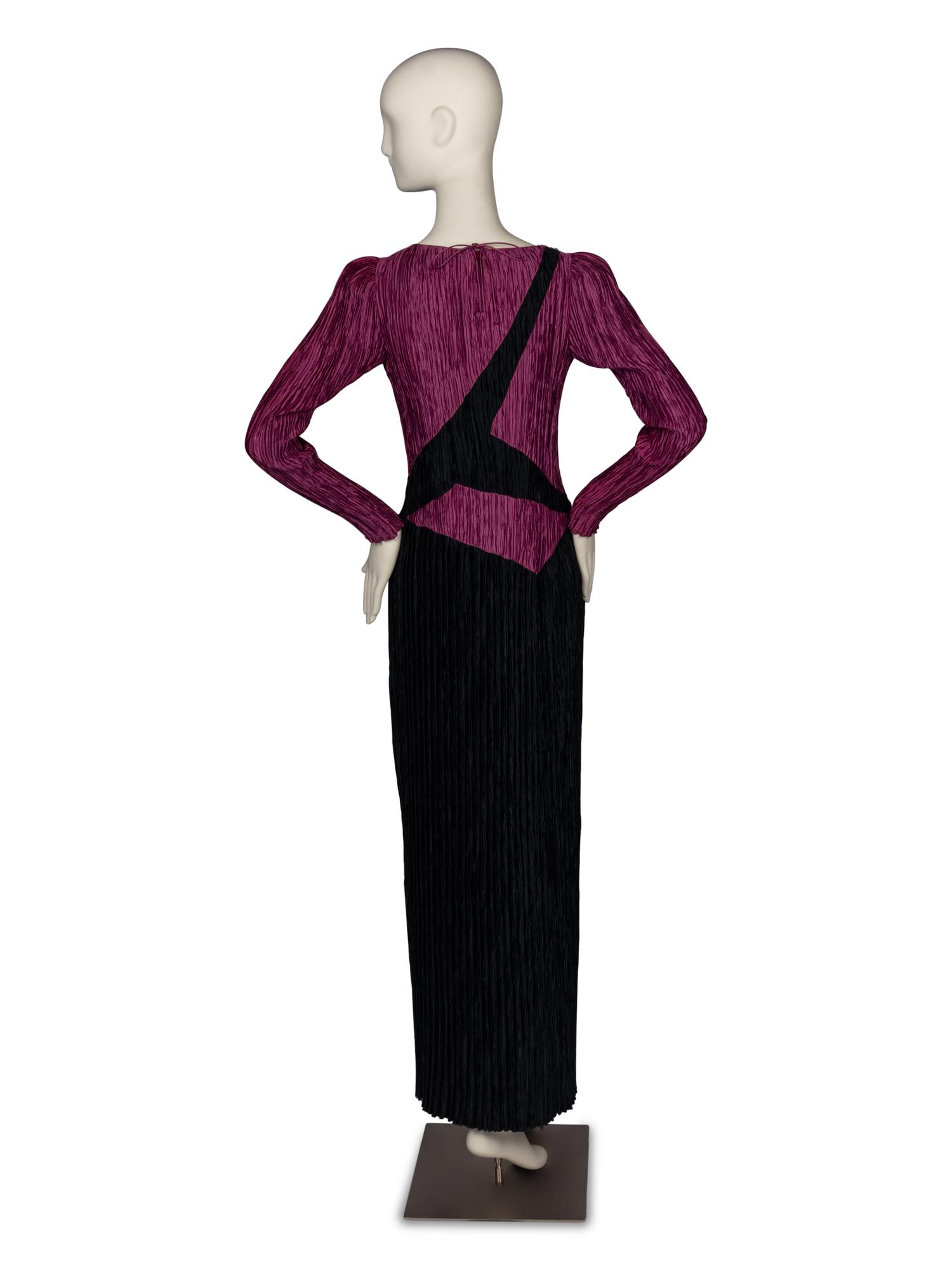 Mary McFadden Pleated Gown