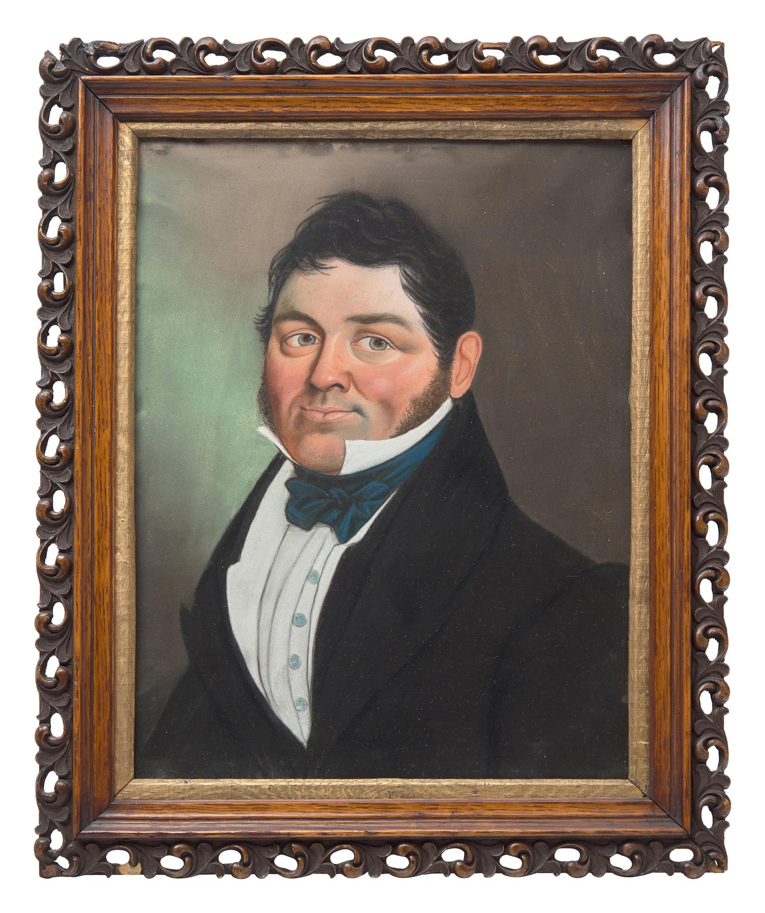 Continental School 19th Century, A Portrait of a Gentleman