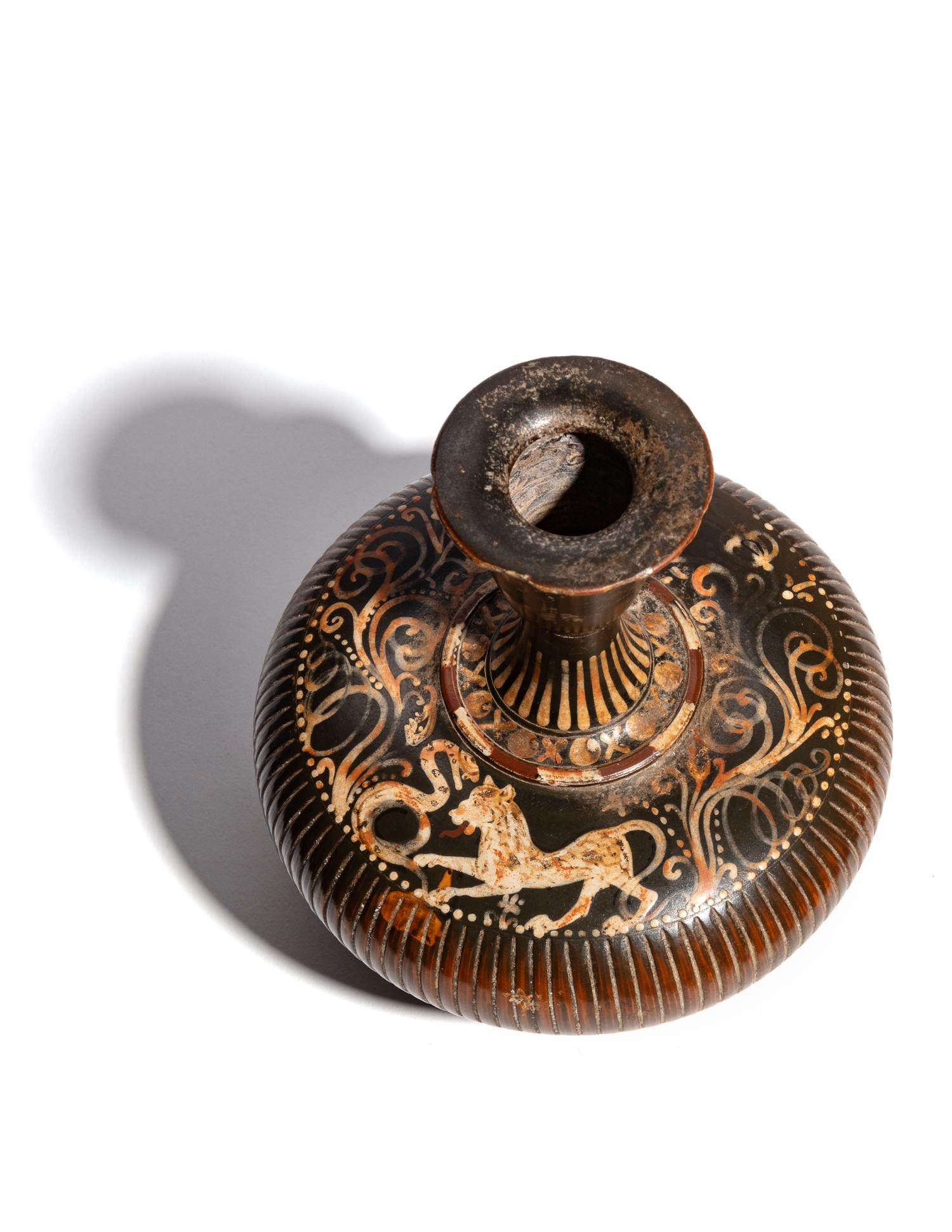 An Apulian Gnathian-Ware Squat Lekythos
