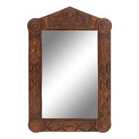 Two Tramp Art Mirrors