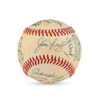 A 1984 Chicago Cubs Team Signed Autograph Baseball (Beckett Authentication Services)