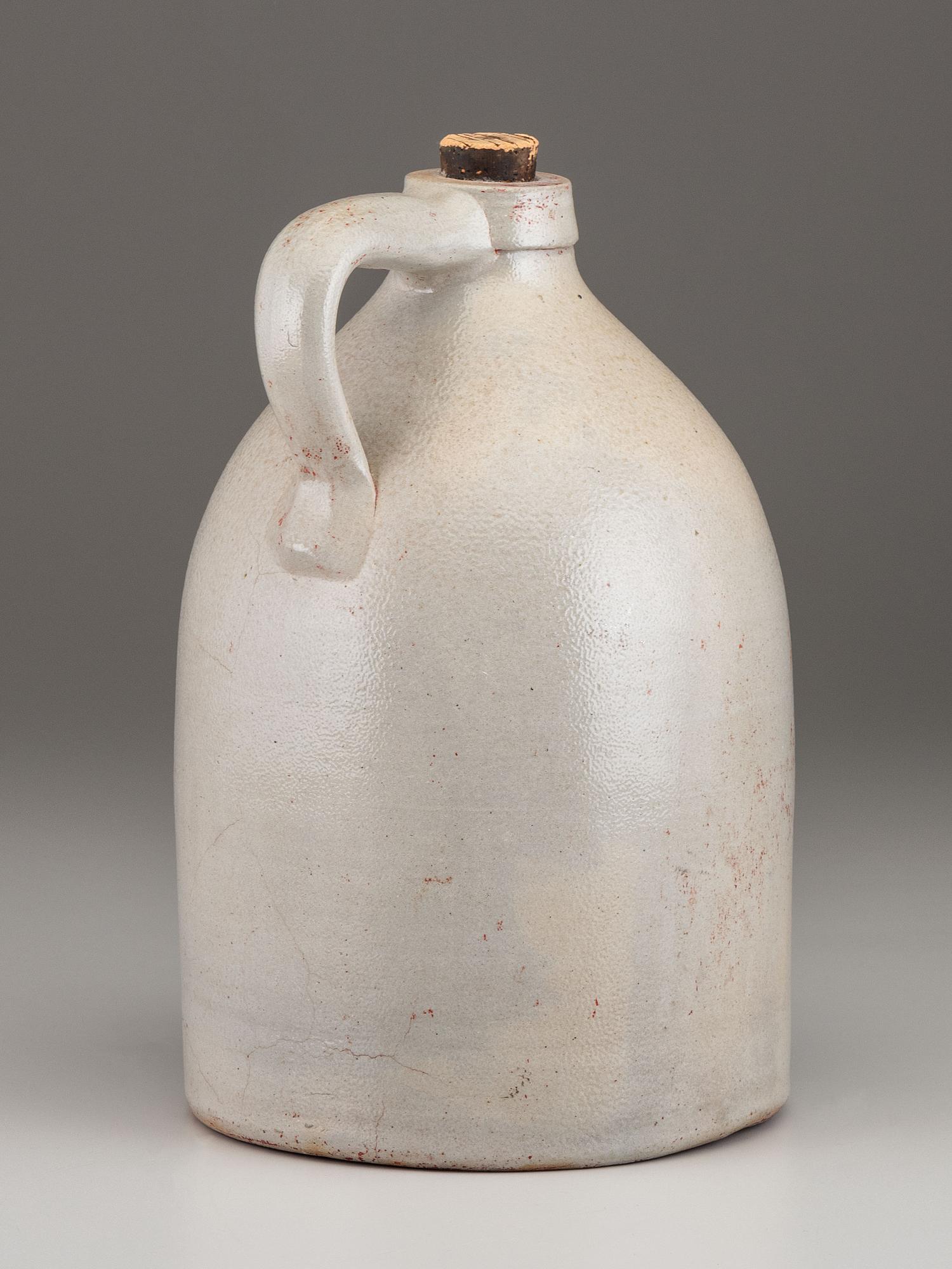An E. and L.P. Norton Cobalt Decorated Stoneware Two-Gallon Jug