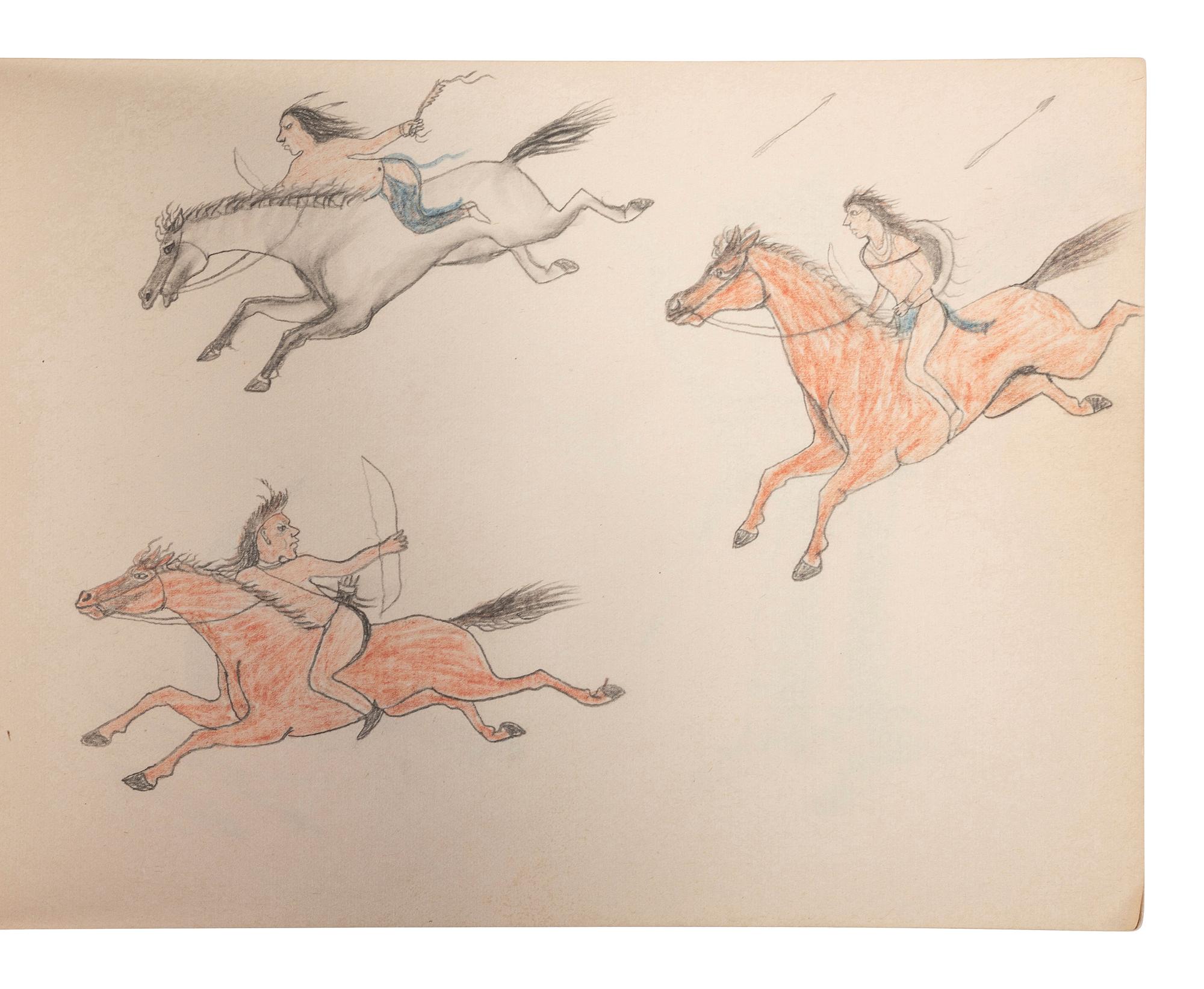 Rosebud Agency Sketchbook, by "Jack"