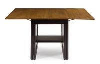 A Drop-Leaf Extension Dining Table, Edward Wormley for Dunbar Height 29 1/2 inches.