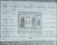 A Painted Wood Trade Sign for John W.S. Pierson's Tin Shop