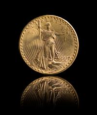 A United States 1927 Saint Gaudens $20 Gold Coin