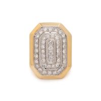 YELLOW GOLD AND DIAMOND RING