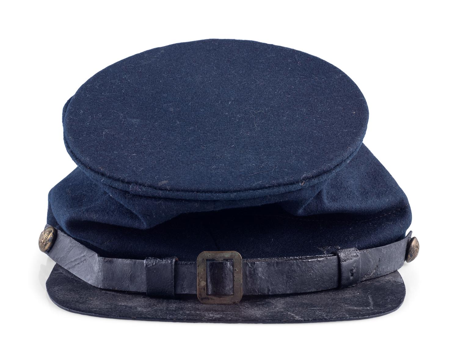 [CIVIL WAR]. (Associated with Gilpin Collection). Federal forage cap attributed to Corporal Levi L. Gilpin, 51st Ohio Volunteer Infantry.