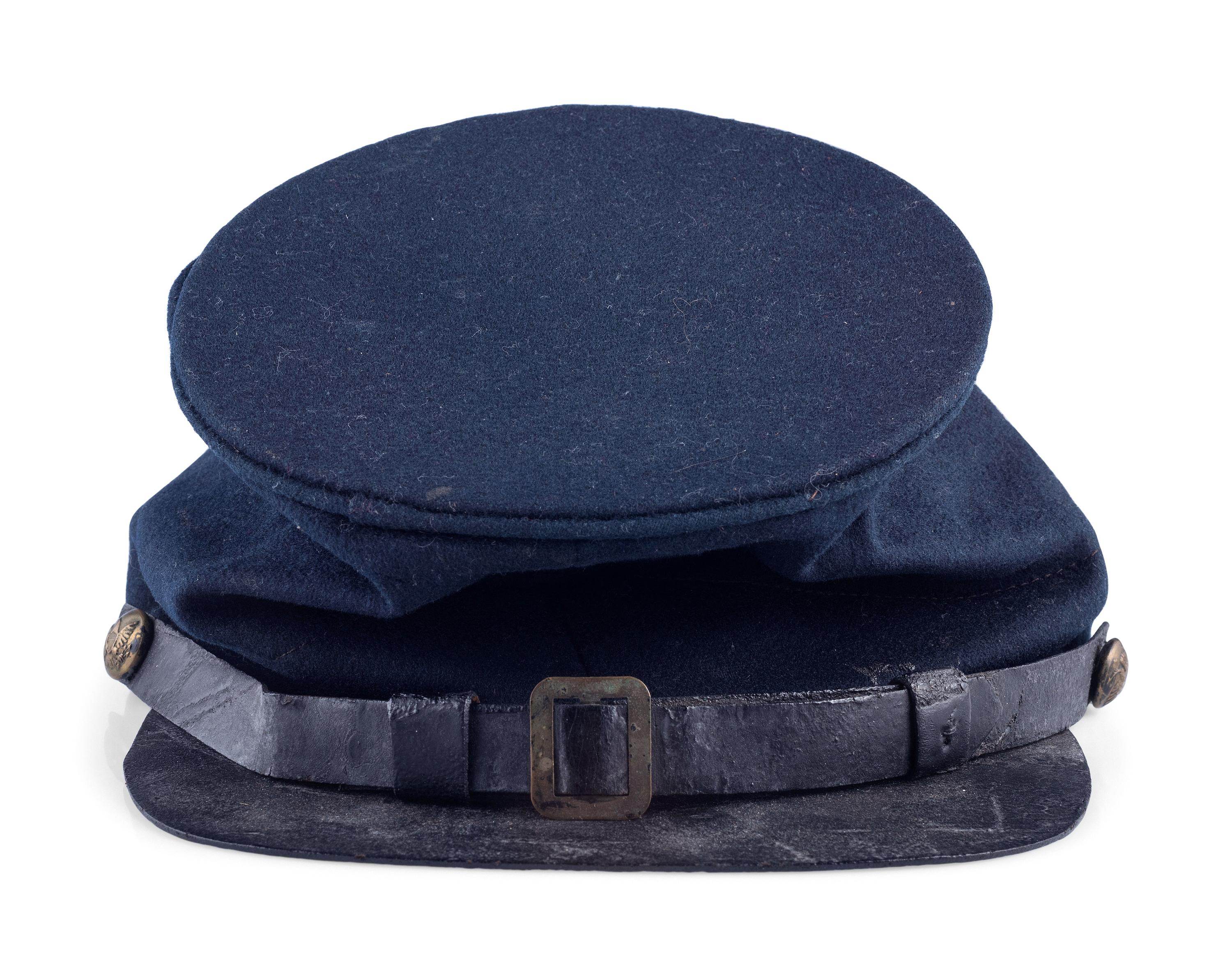 [CIVIL WAR]. (Associated with Gilpin Collection). Federal forage cap attributed to Corporal Levi L. Gilpin, 51st Ohio Volunteer Infantry.