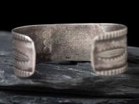 Navajo Silver and Turquoise Cuff Bracelet