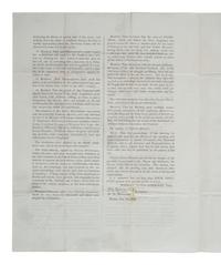 [SLAVERY & ABOLITION]. GARRISON, William Lloyd (1805-1879). Great Meeting in Faneuil Hall, for the abolition of Slavery in the District of Columbia. Boston: N.p., 1842. Postmarked Boston, 1842.