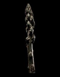 A Roman Bronze Asparagus and a Roman Bronze Hand Pin
