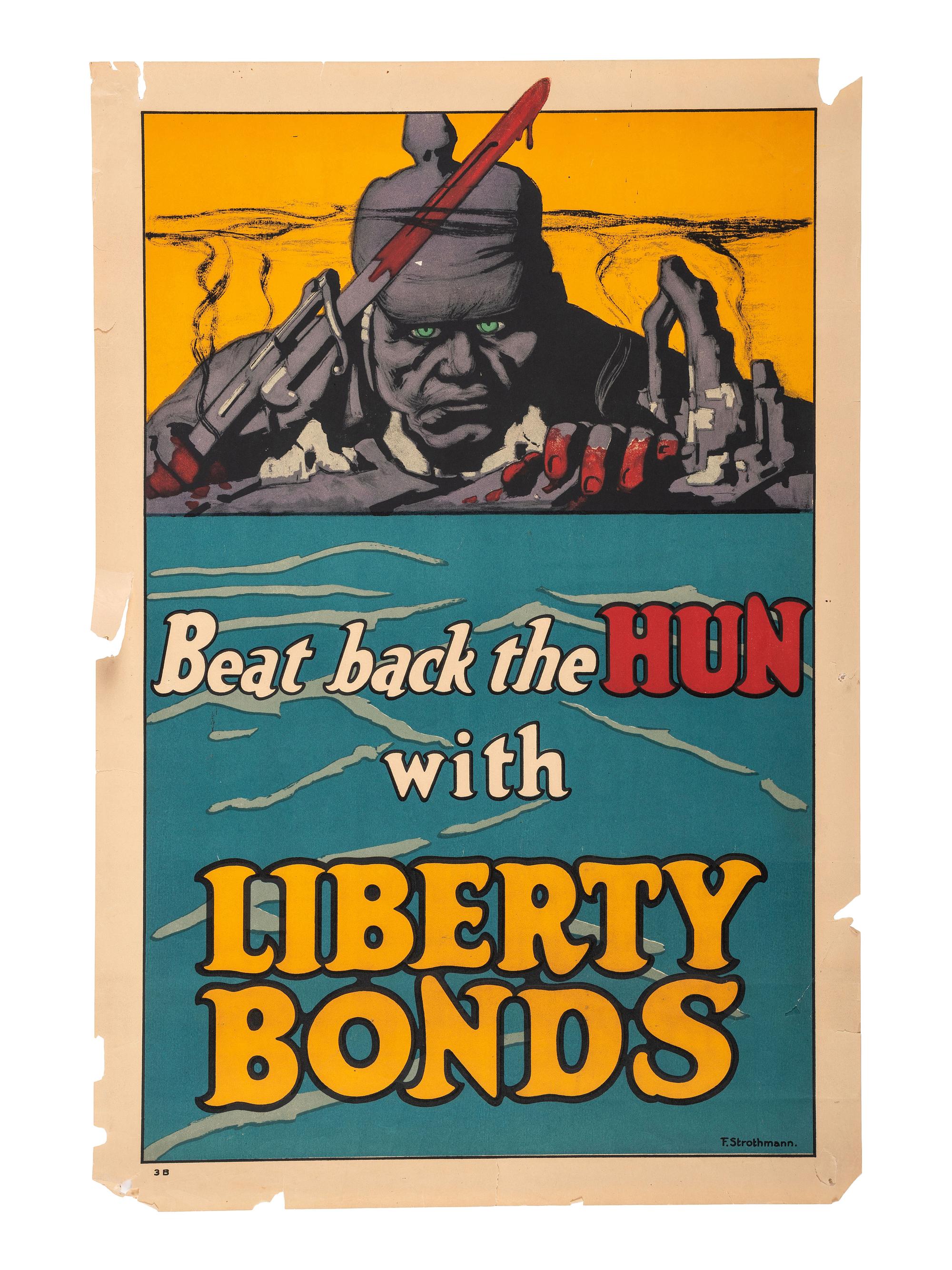 [WORLD WAR I]. A collection of 8 assorted posters, including: