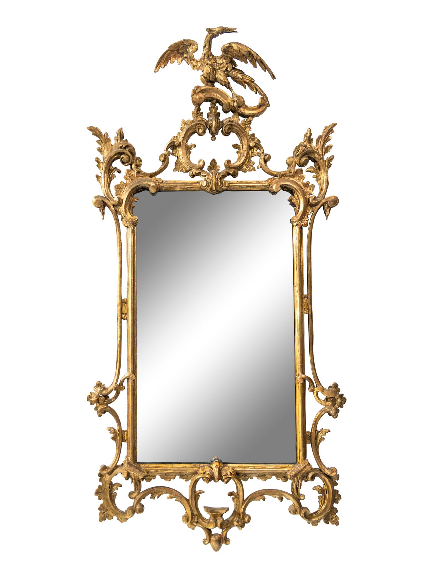 A George II Giltwood Mirror