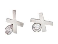 A Group of Sterling Silver and Crystal Brooches, M&J Savitt,