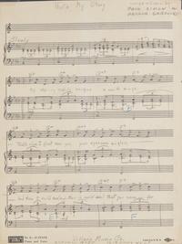 [Music] [Simon & Garfunkel] Original Holographic Sheet Music for "That's My Story" and "True or False"