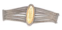 A Sterling Silver and 22 Karat Yellow Gold 'Palu' Bracelet, John Hardy, 71.55 dwts.