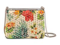 Christian Louboutin, Floral-Print Spiked Handbag