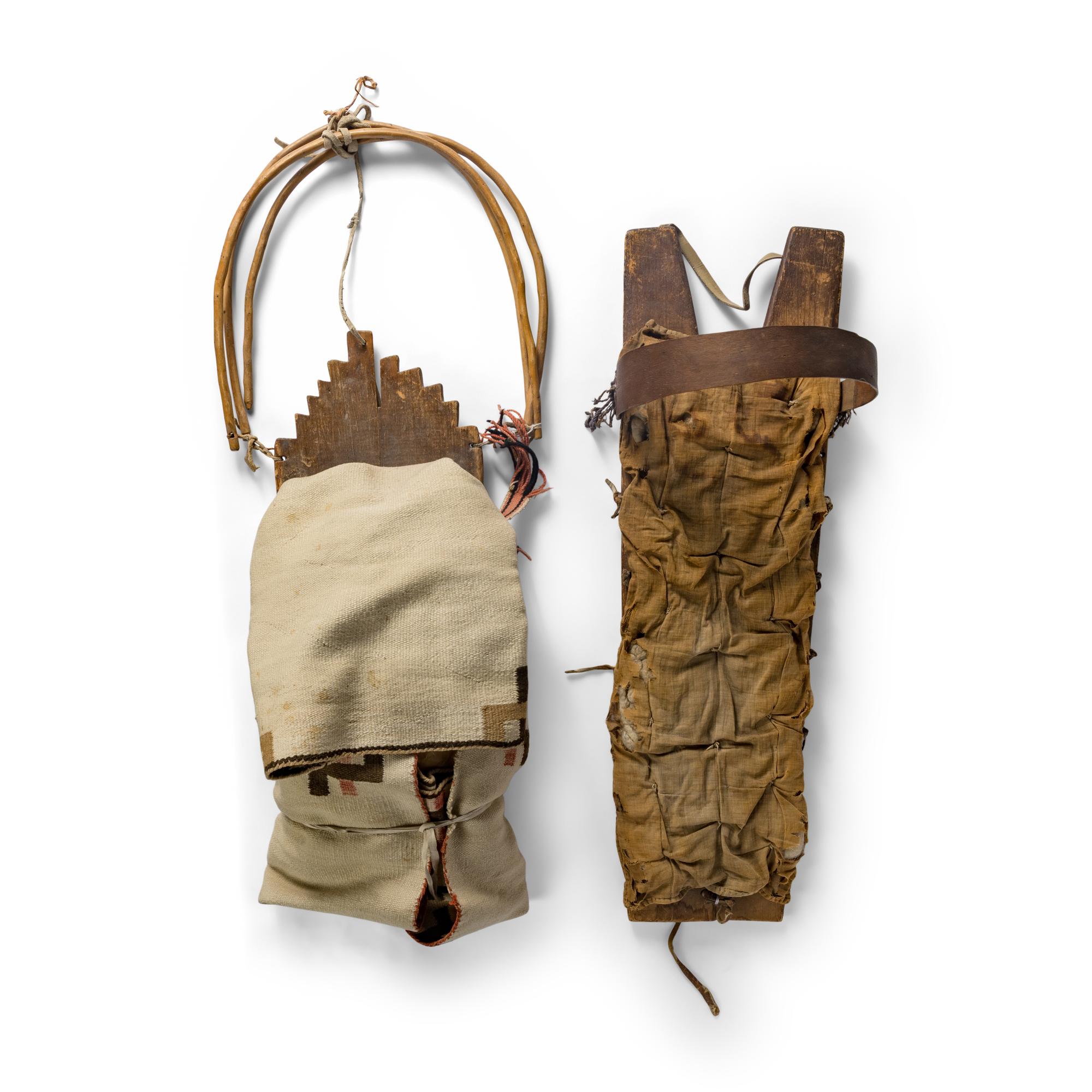 Pueblo and Navajo Cradleboards