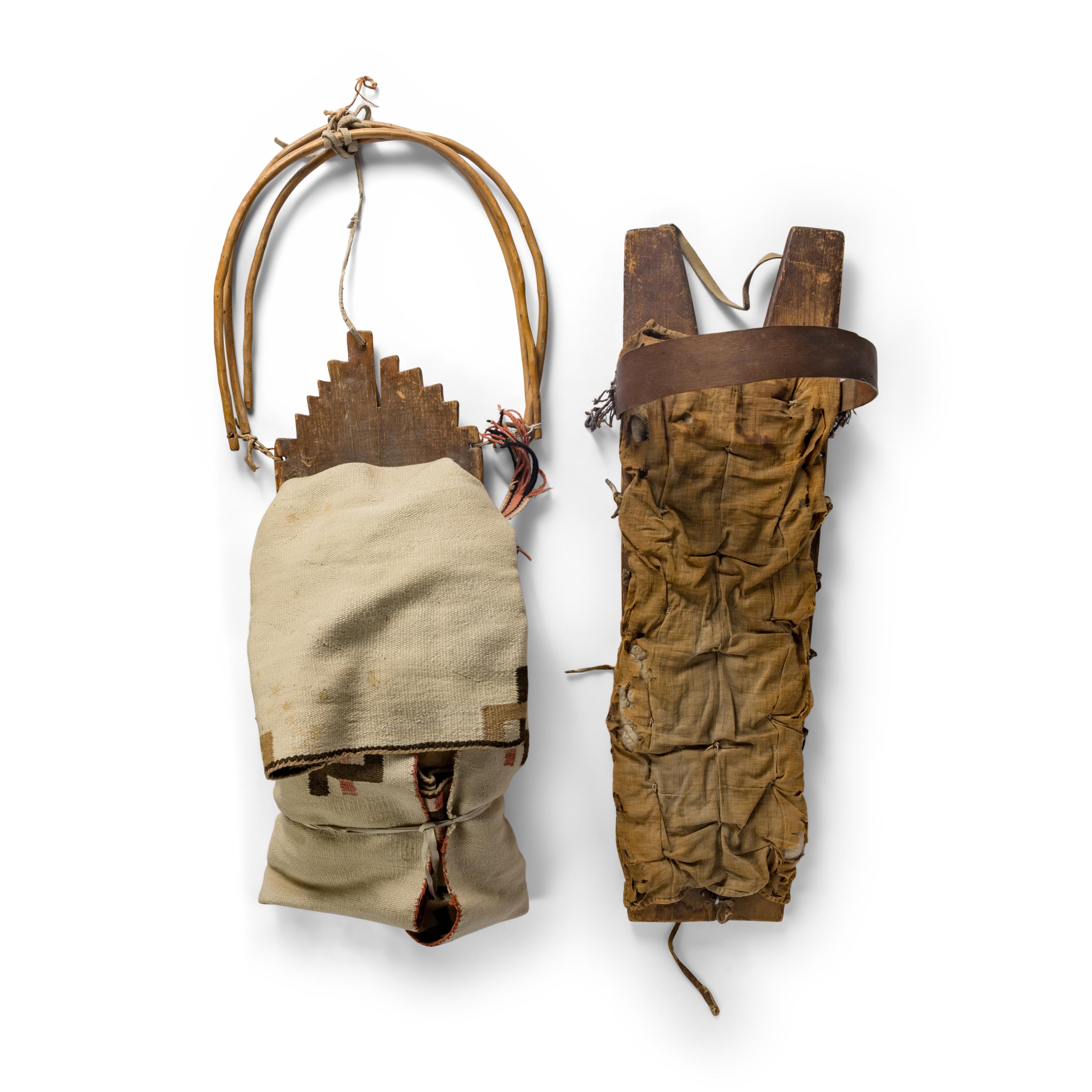 Pueblo and Navajo Cradleboards