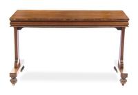 A William IV Mahogany Sofa Table Height 28 1/4 x width 47 1/2 x depth 23 1/4 inches. — 19TH CENTURY