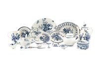 A Group of Worcester and Other Porcelain Table Articles