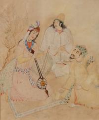 Three Indian Miniature Paintings