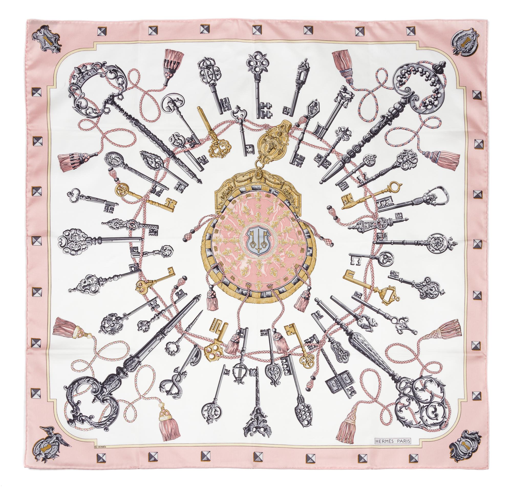 An Hermes 90cm Silk Scarf, 36"x36".