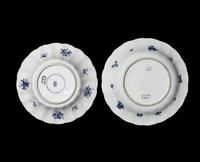 Two Chinese Blue and White Porcelain Plates