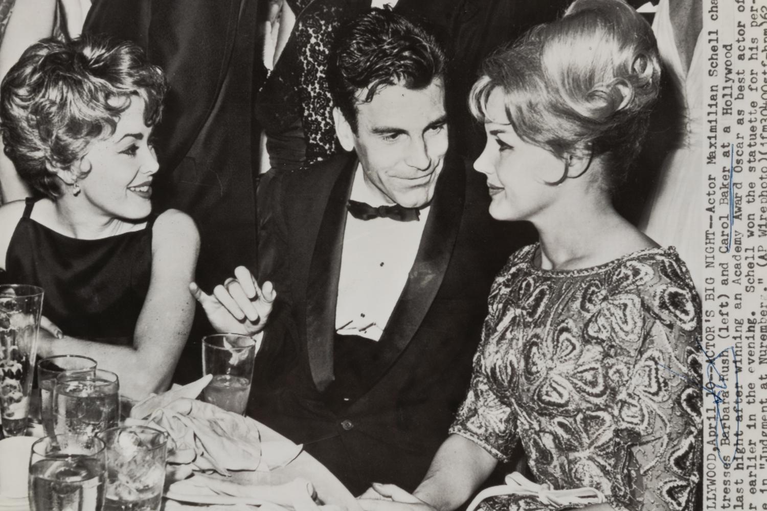 Unlabelled Givenchy Top Worn by Actress Carroll Baker, with Two Associated Photographs, 1962