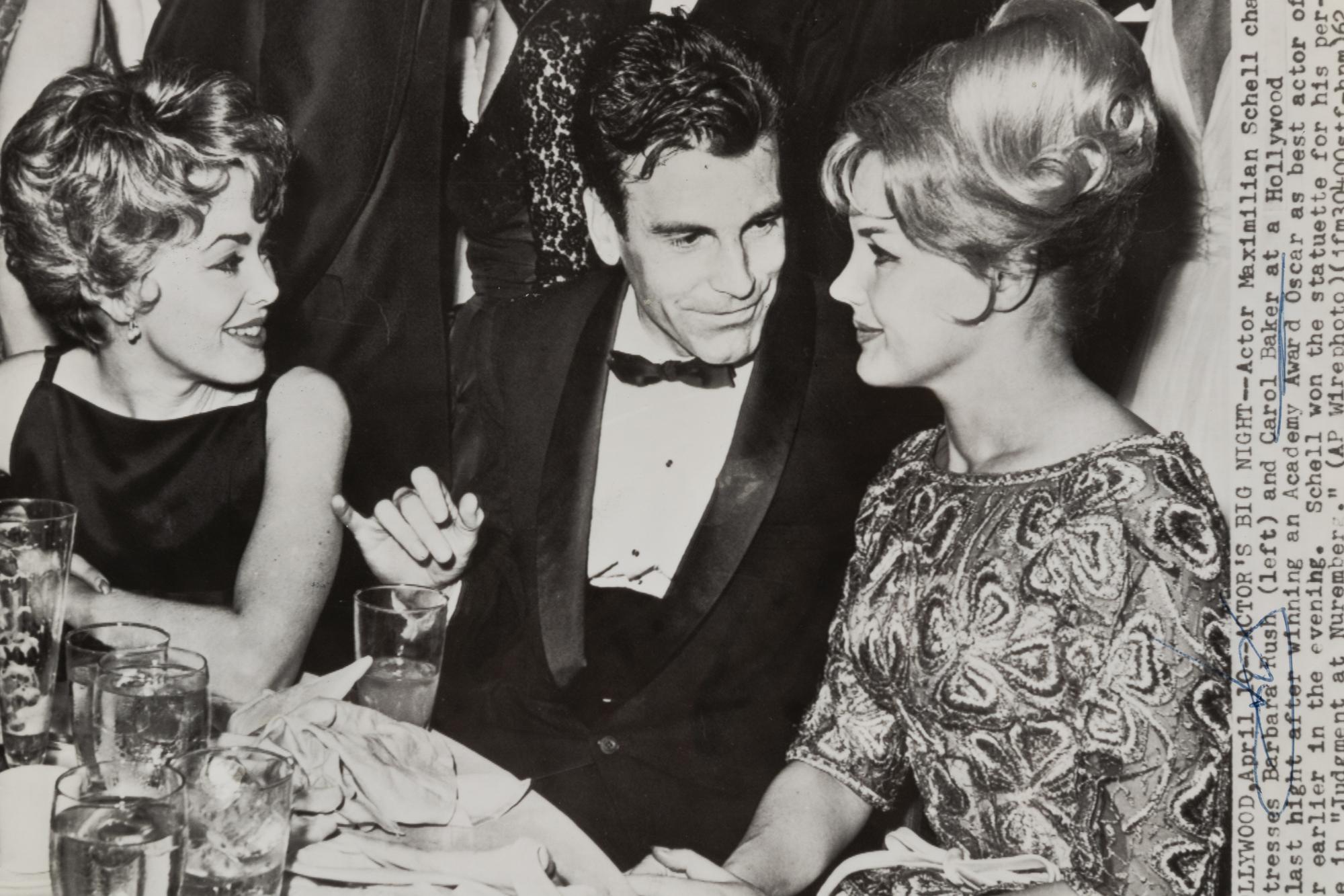 Unlabelled Givenchy Top Worn by Actress Carroll Baker, with Two Associated Photographs, 1962