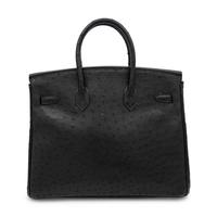 Hermès, Birkin 35 in Black Ostrich