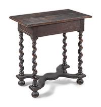 A William and Mary Oak Side Table