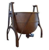 A Copper Kettle from the Hershey Chocolate Factory 70" W x 65" D x 78.5" H — United States, Mid-20th Century