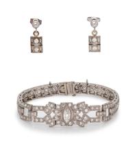 ART DECO, DIAMOND BRACELET