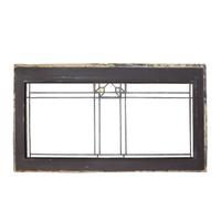 A Frank Lloyd Wright Window from the Oscar Steffens House 39.5" W x 1.5" D x 21.5" H — United States, Circa 1909