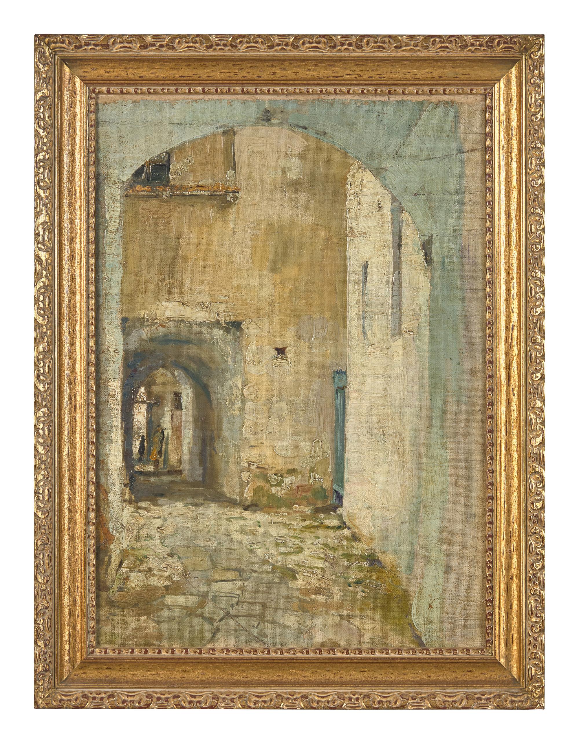 Paesaggio and Vicolo (two works)