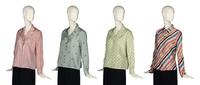 Four Geoffrey Beene Blouses