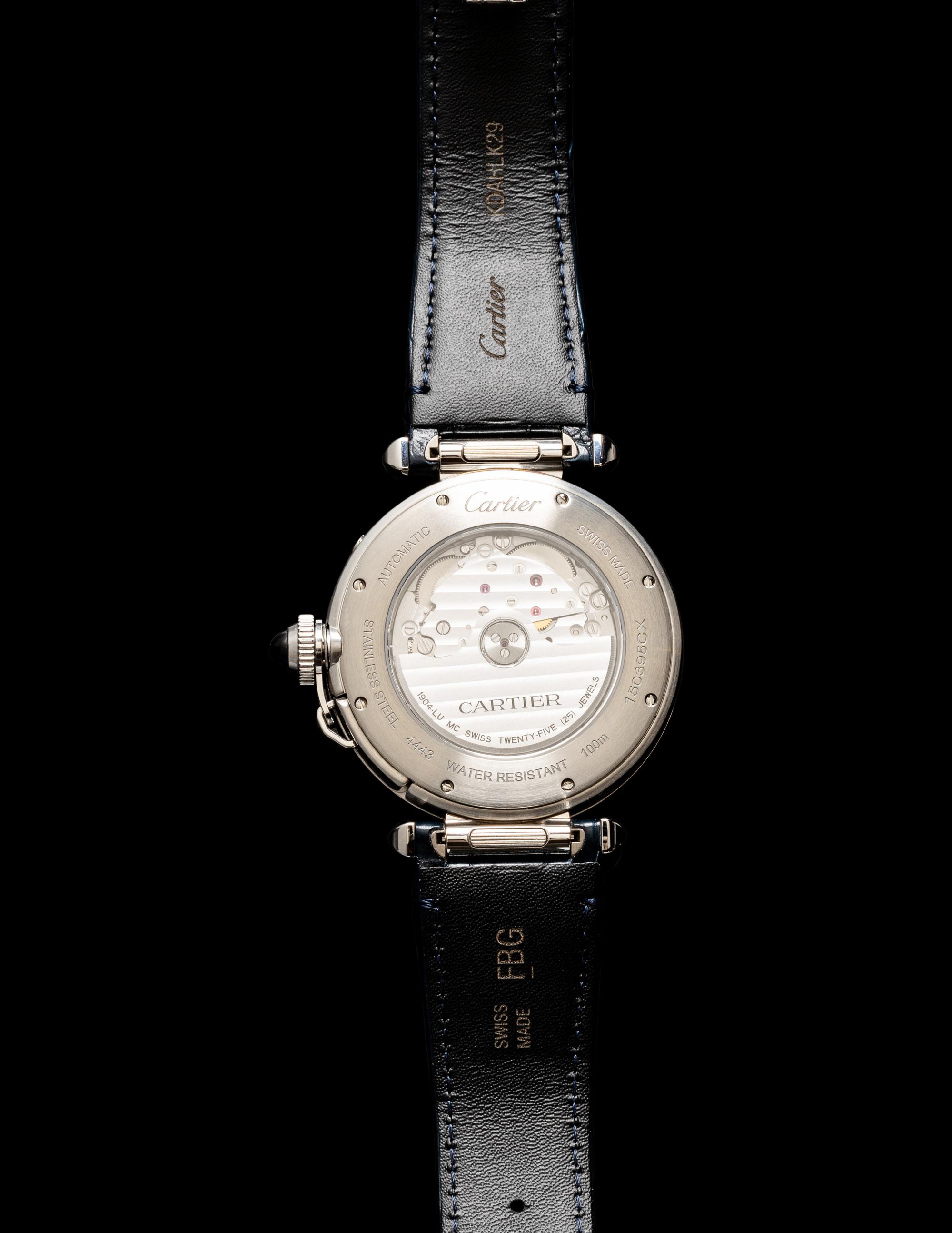 CARTIER, REF. WSPA0030 STAINLESS STEEL 'PASHA' MOONPHASE WATCH